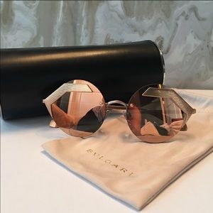Bulgari Serpent Rose Gold Sunglasses
